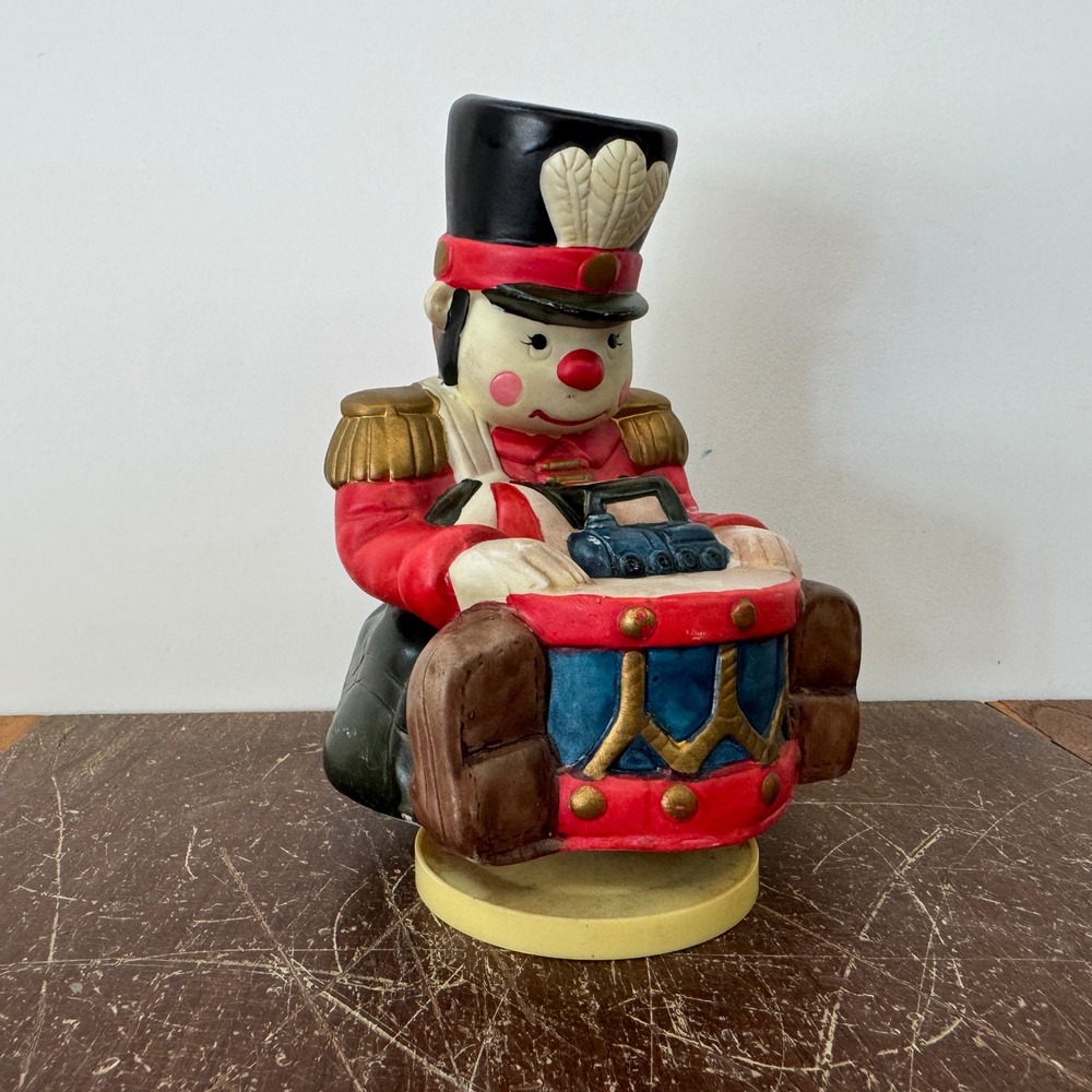 Vintage Toy Soldier Drummer Music Box 1994 Christmas Decoration‎ Jingle Bells
